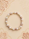 Bracelet Perles Dorées -10cm