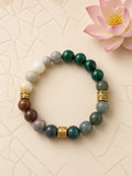 Bracelet Vert Émeraude -19cm