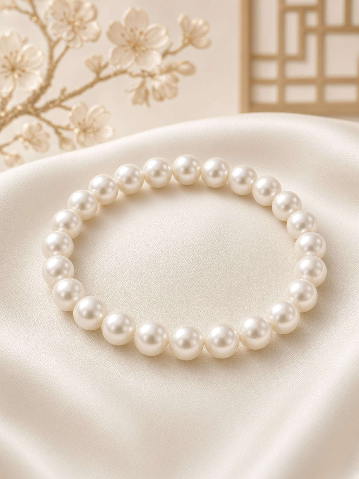 Bracelet Perle de Lune -19cm