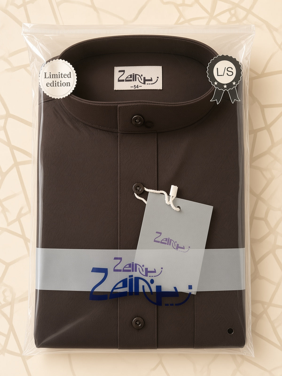 Qamis Noir homme