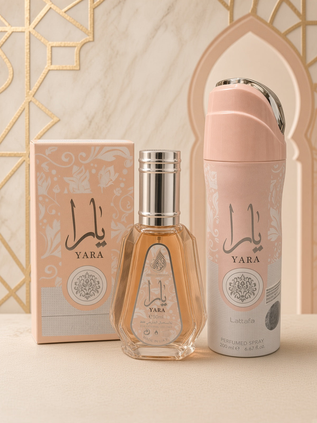 Duo- parfum femme Yara 50ml+ déodorant Yara 200ml