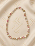 Collier Rose au sucre - 40cm