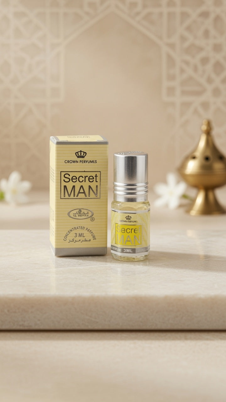 Parfum à bille Secret Man homme-3ml