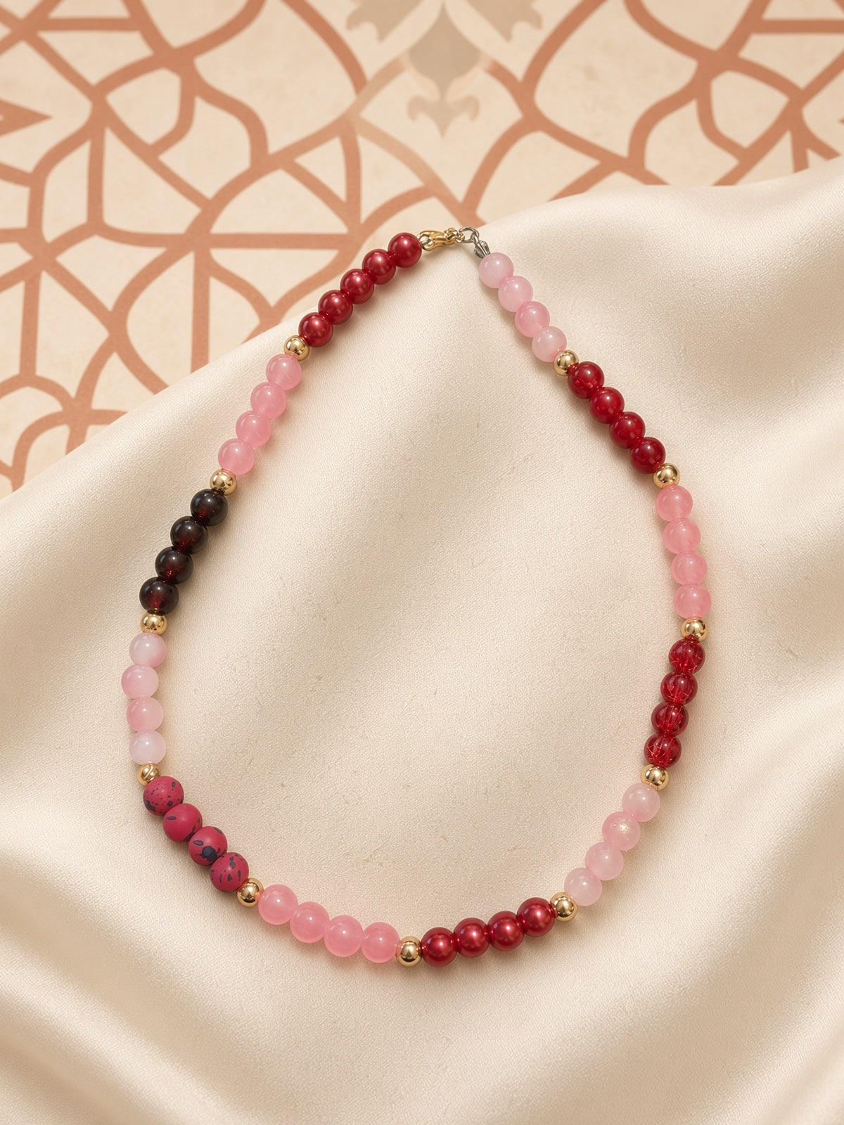 Collier Rose de Grenade-41cm