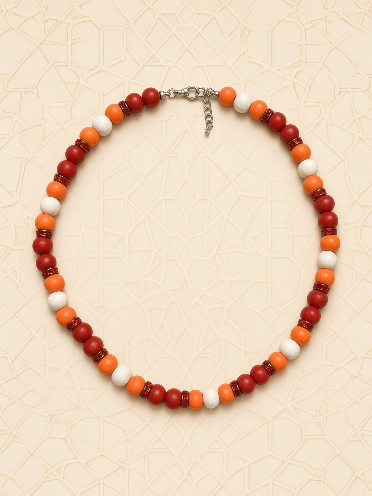 Collier Corail d’Été -43à48cm